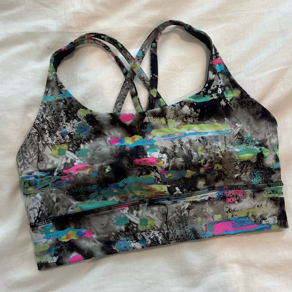 Lululemon: Energy Longline Bra Medium Support, B-D Cup (NO PADS)